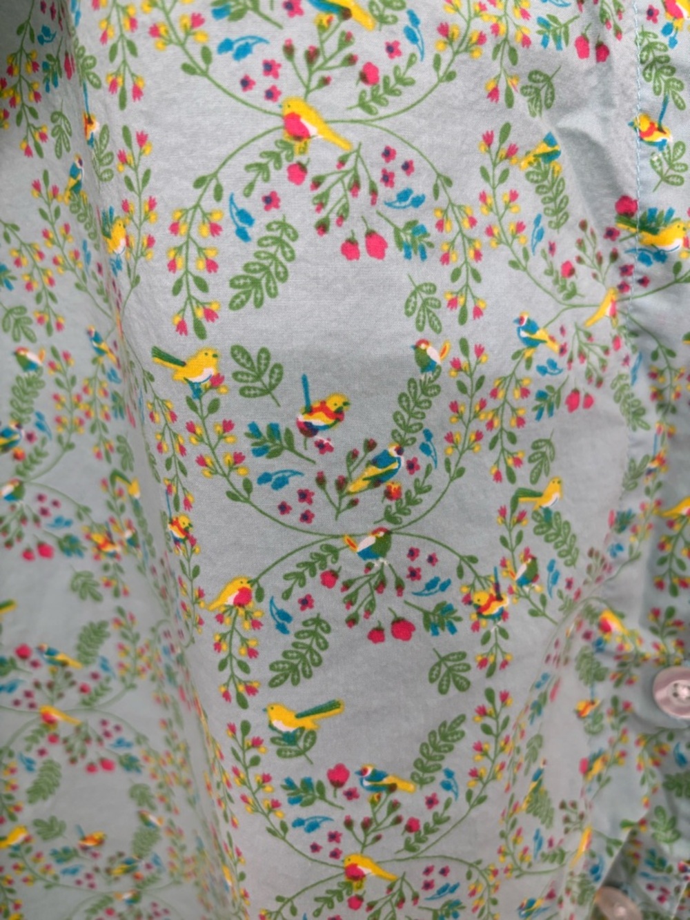 Sleepyheads Women’s Pajama Set Light Green Floral 2XL - Picture 3 of 5